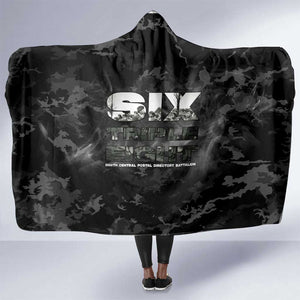 African American Heroes Hooded Blanket Six Triple Eight - Camo Style