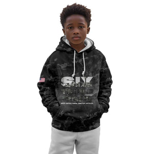 African American Heroes Kid Hoodie Six Triple Eight - Camo Style