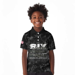 African American Heroes Kid Polo Shirt Six Triple Eight - Camo Style