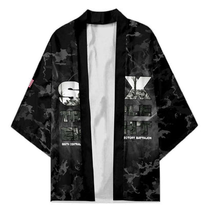 African American Heroes Kimono Six Triple Eight - Camo Style