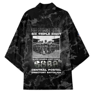 African American Heroes Kimono Six Triple Eight - Camo Style
