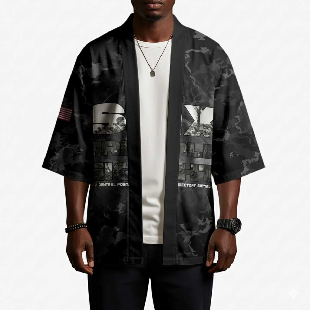 African American Heroes Kimono Six Triple Eight - Camo Style