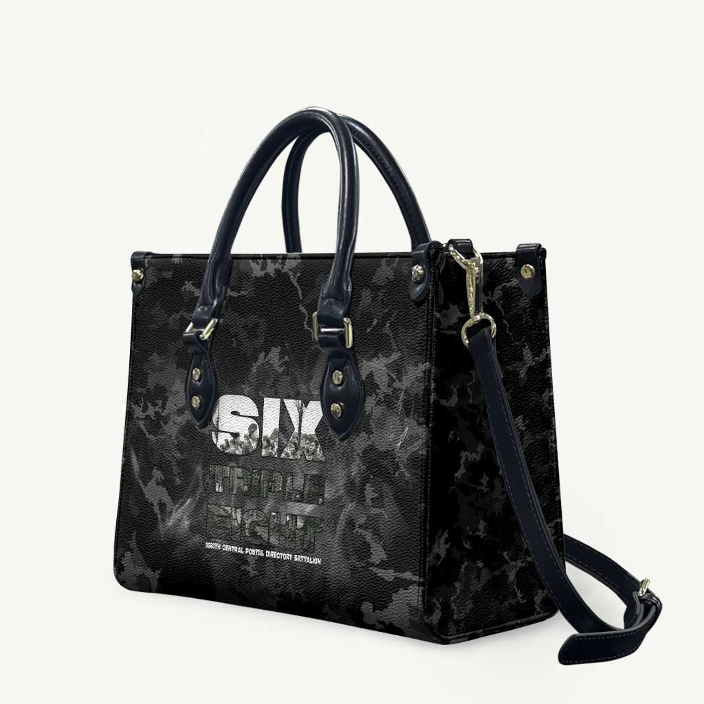 African American Heroes Leather Bag Six Triple Eight - Camo Style