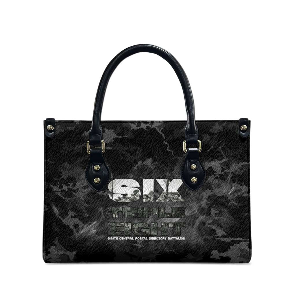 African American Heroes Leather Bag Six Triple Eight - Camo Style