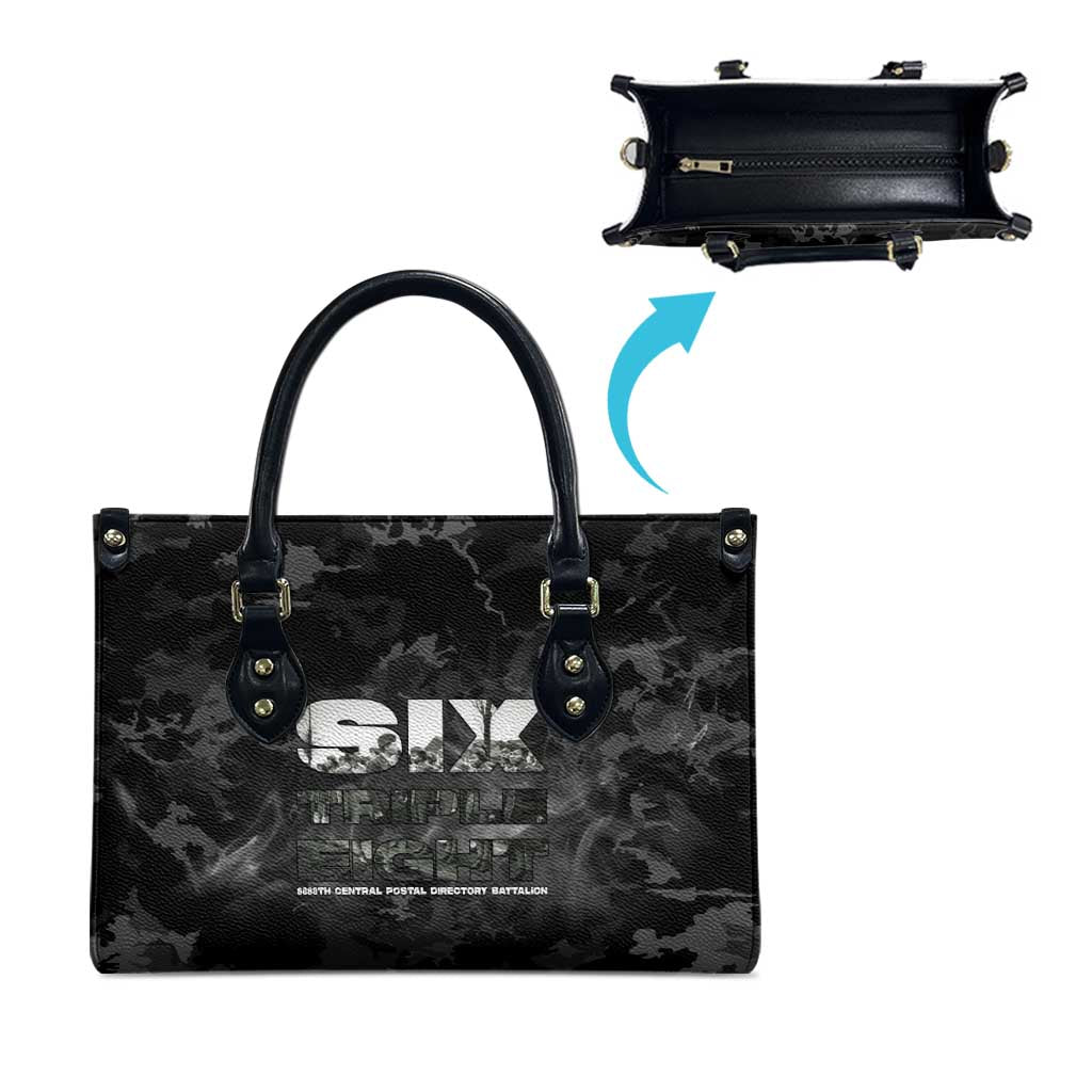 African American Heroes Leather Bag Six Triple Eight - Camo Style