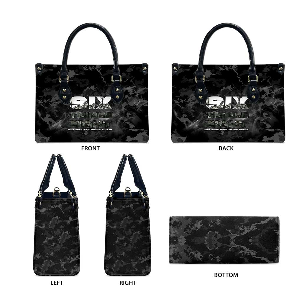 African American Heroes Leather Bag Six Triple Eight - Camo Style