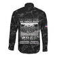 African American Heroes Long Sleeve Button Shirt Six Triple Eight - Camo Style