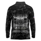African American Heroes Long Sleeve Polo Shirt Six Triple Eight - Camo Style