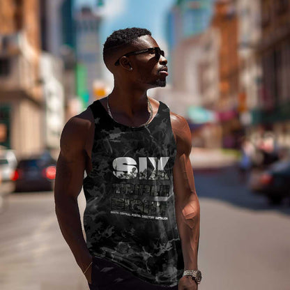 African American Heroes Men Tank Top Six Triple Eight - Camo Style