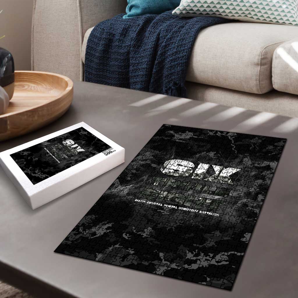 African American Heroes Puzzle Six Triple Eight - Camo Style