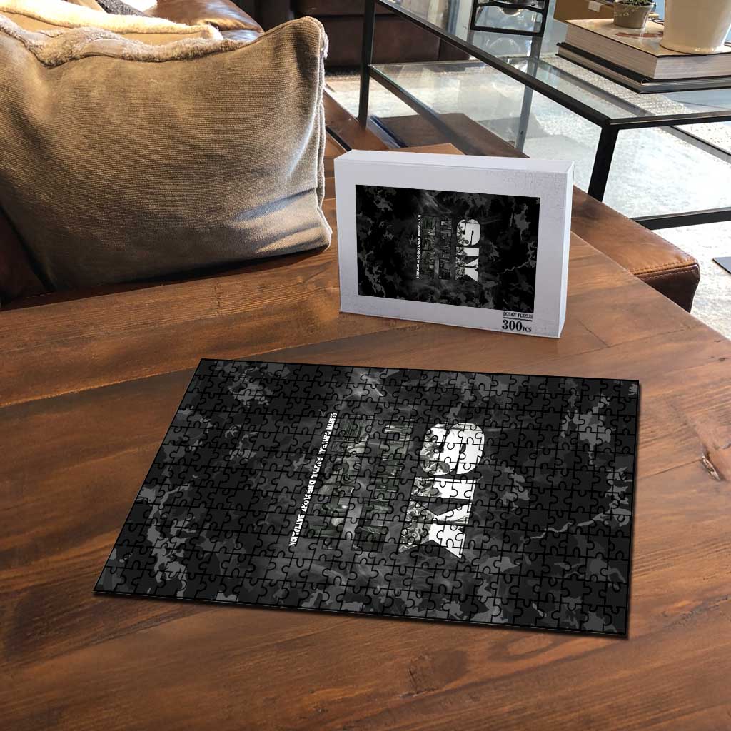African American Heroes Puzzle Six Triple Eight - Camo Style