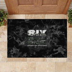 African American Heroes Rubber Doormat Six Triple Eight - Camo Style