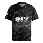African American Heroes Rugby Jersey Six Triple Eight - Camo Style