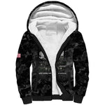 African American Heroes Sherpa Hoodie Six Triple Eight - Camo Style