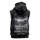 African American Heroes Sleeveless Zip Hoodie Six Triple Eight - Camo Style