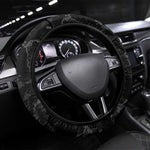 African American Heroes Steering Wheel Cover Six Triple Eight - Camo Style