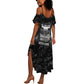 African American Heroes Summer Maxi Dress Six Triple Eight - Camo Style