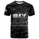 African American Heroes T shirt Six Triple Eight - Camo Style