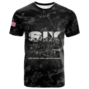 African American Heroes T shirt Six Triple Eight - Camo Style
