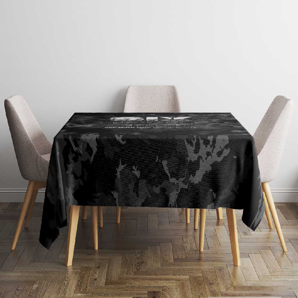 African American Heroes Tablecloth Six Triple Eight - Camo Style