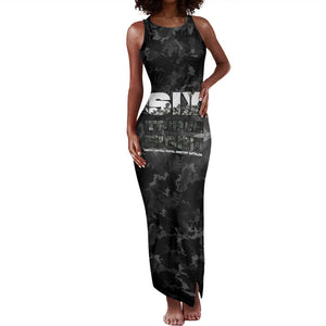 African American Heroes Tank Maxi Dress Six Triple Eight - Camo Style