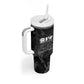 African American Heroes Tumbler With Handle Six Triple Eight - Camo Style