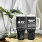 African American Heroes Tumbler With Handle Six Triple Eight - Camo Style