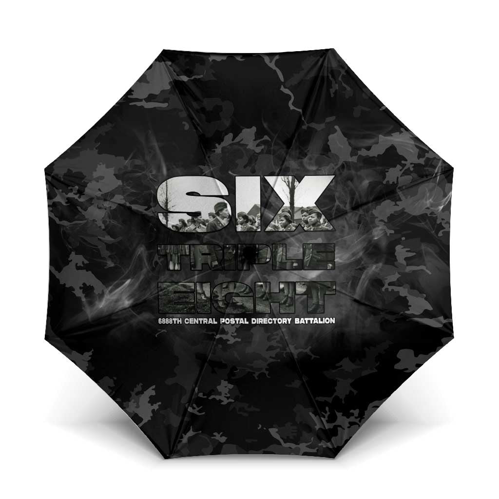 African American Heroes Umbrella Six Triple Eight - Camo Style