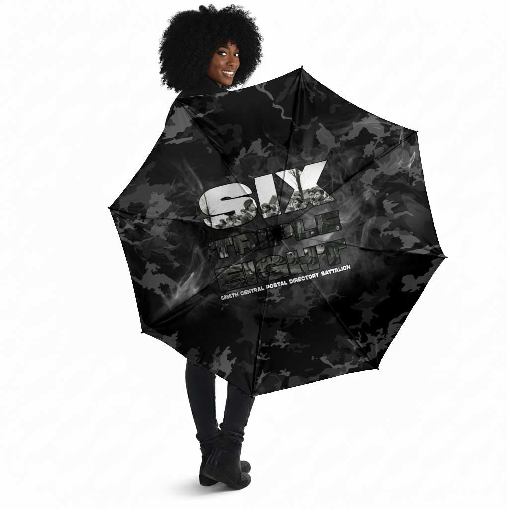 African American Heroes Umbrella Six Triple Eight - Camo Style