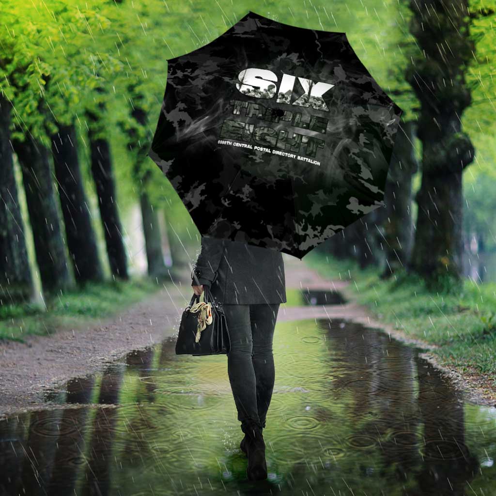African American Heroes Umbrella Six Triple Eight - Camo Style