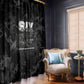 African American Heroes Window Curtain Six Triple Eight - Camo Style