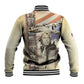 Tuskegee Airmen Baseball Jacket Red Tail Legacy Film Striped Style
