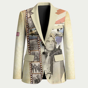 Tuskegee Airmen Blazer Red Tail Legacy Film Striped Style