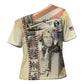 Tuskegee Airmen Cross Shoulder Shirt Red Tail Legacy Film Striped Style