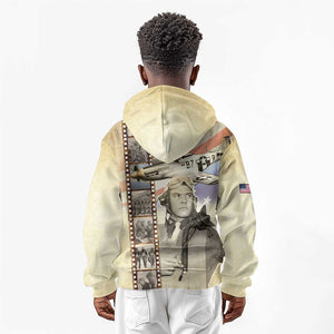 Tuskegee Airmen Kid Hoodie Red Tail Legacy Film Striped Style