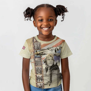 Tuskegee Airmen Kid T shirt Red Tail Legacy Film Striped Style