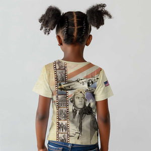 Tuskegee Airmen Kid T shirt Red Tail Legacy Film Striped Style