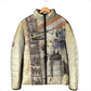 Tuskegee Airmen Padded Jacket Red Tail Legacy Film Striped Style