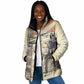 Tuskegee Airmen Padded Jacket Red Tail Legacy Film Striped Style