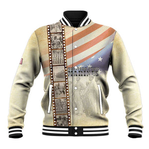 Montford Point Marines Baseball Jacket The First Black US Marines Film Striped Style