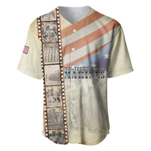 Montford Point Marines Baseball Jersey The First Black US Marines Film Striped Style
