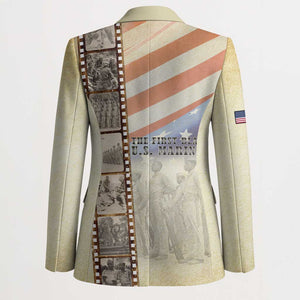 Montford Point Marines Blazer The First Black US Marines Film Striped Style