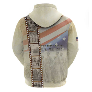 Montford Point Marines Hoodie The First Black US Marines Film Striped Style