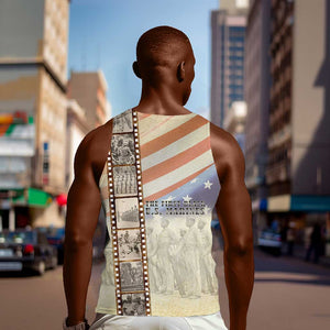 Montford Point Marines Men Tank Top The First Black US Marines Film Striped Style