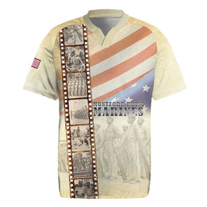 Montford Point Marines Rugby Jersey The First Black US Marines Film Striped Style
