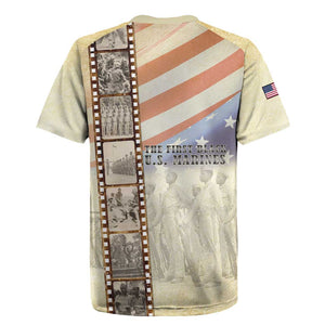 Montford Point Marines Rugby Jersey The First Black US Marines Film Striped Style