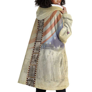 Montford Point Marines Wearable Blanket Hoodie The First Black US Marines Film Striped Style