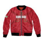Custom Burundi Football Bomber Jacket Go Intamba Go