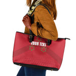 Custom Burundi Football Leather Tote Bag Go Intamba Go