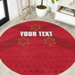 Custom Burundi Football Round Carpet Go Intamba Go